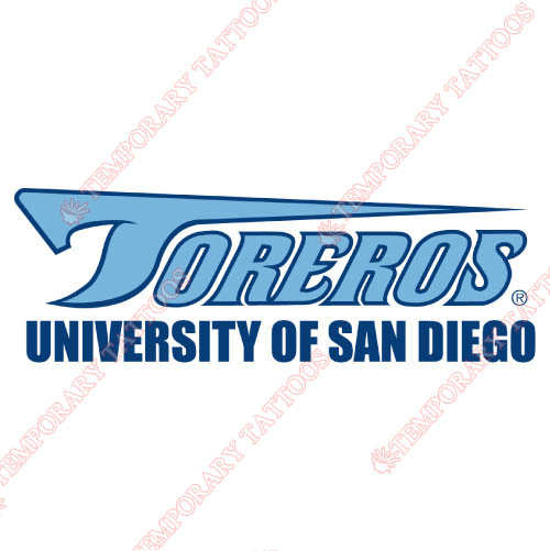 San Diego Toreros Customize Temporary Tattoos Stickers NO.6117